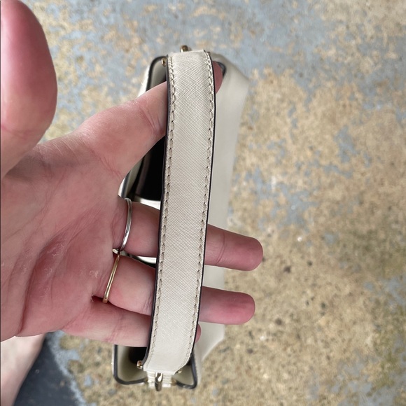 🤍NEW🤍Michael Kors White and Gold Shoulder Bag - Picture 7 of 14